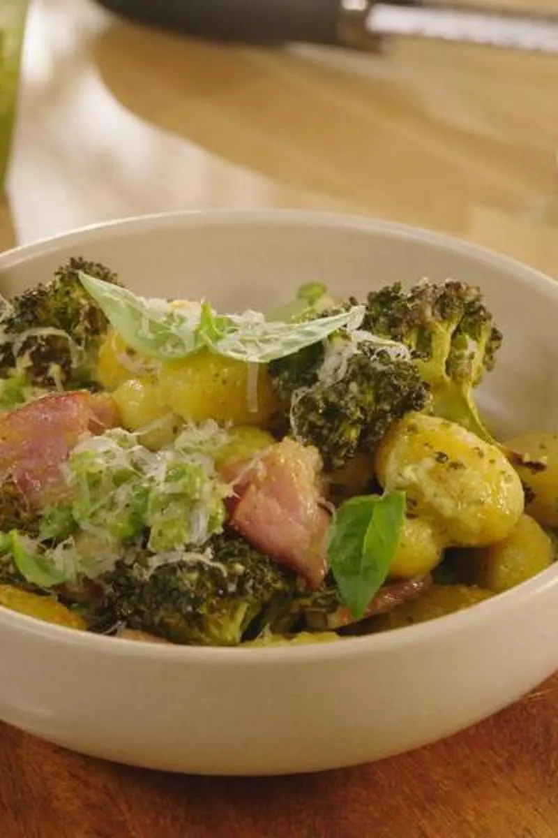 Gnocchis crémeux brocoli fromage