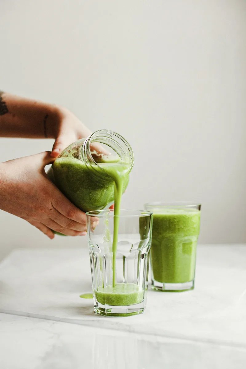 Smoothie vert de Stéphane