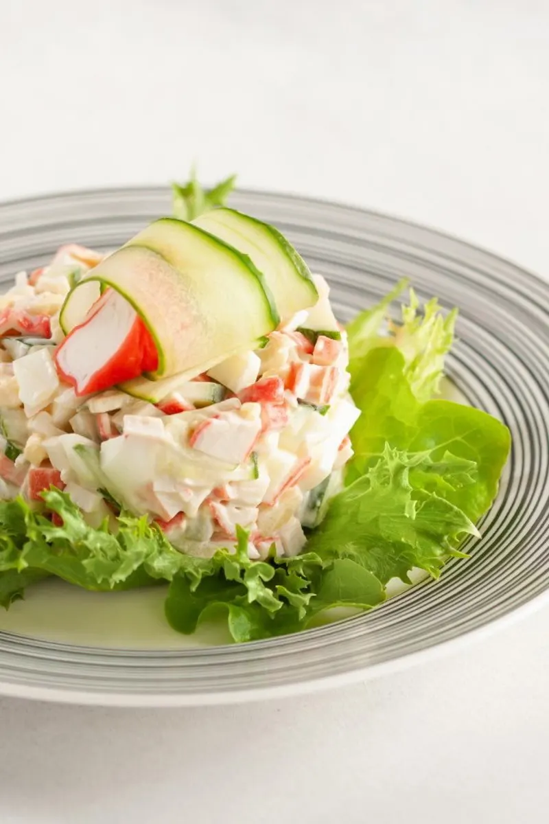 Jeux de crabe aux fruits de saison
