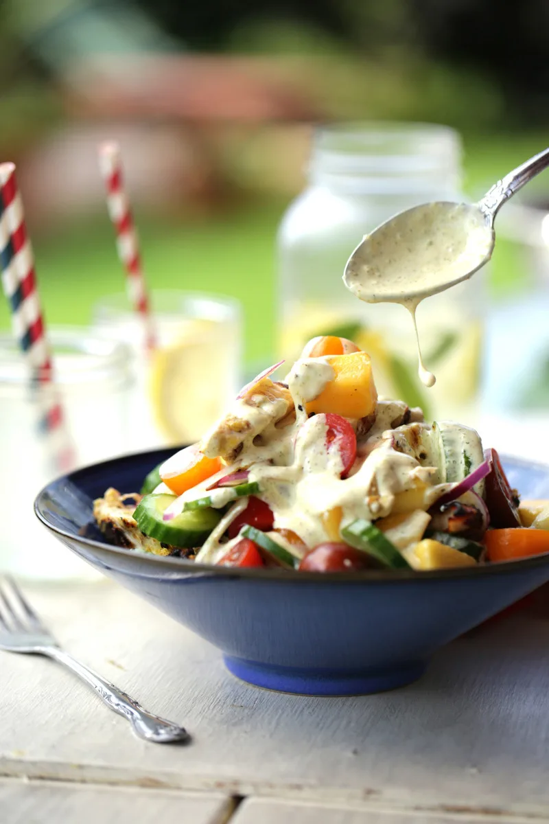 Poulet curry au BBQ