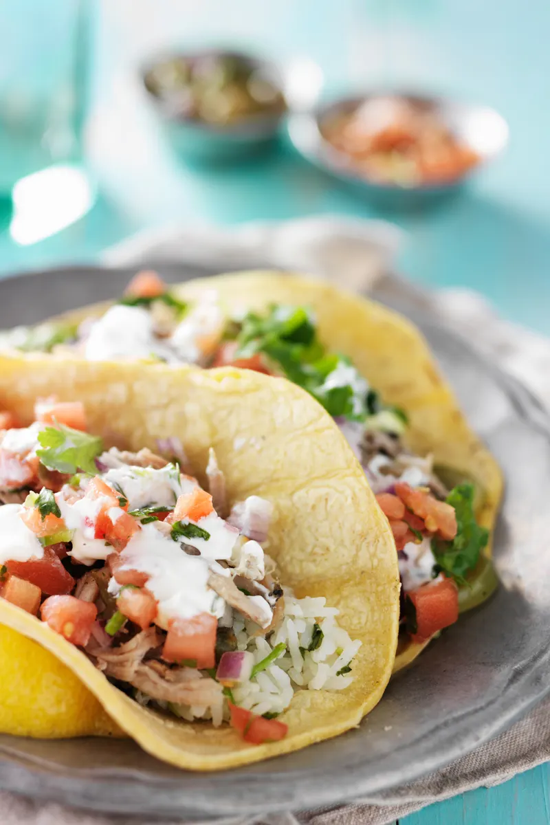 Tacos canard fumé