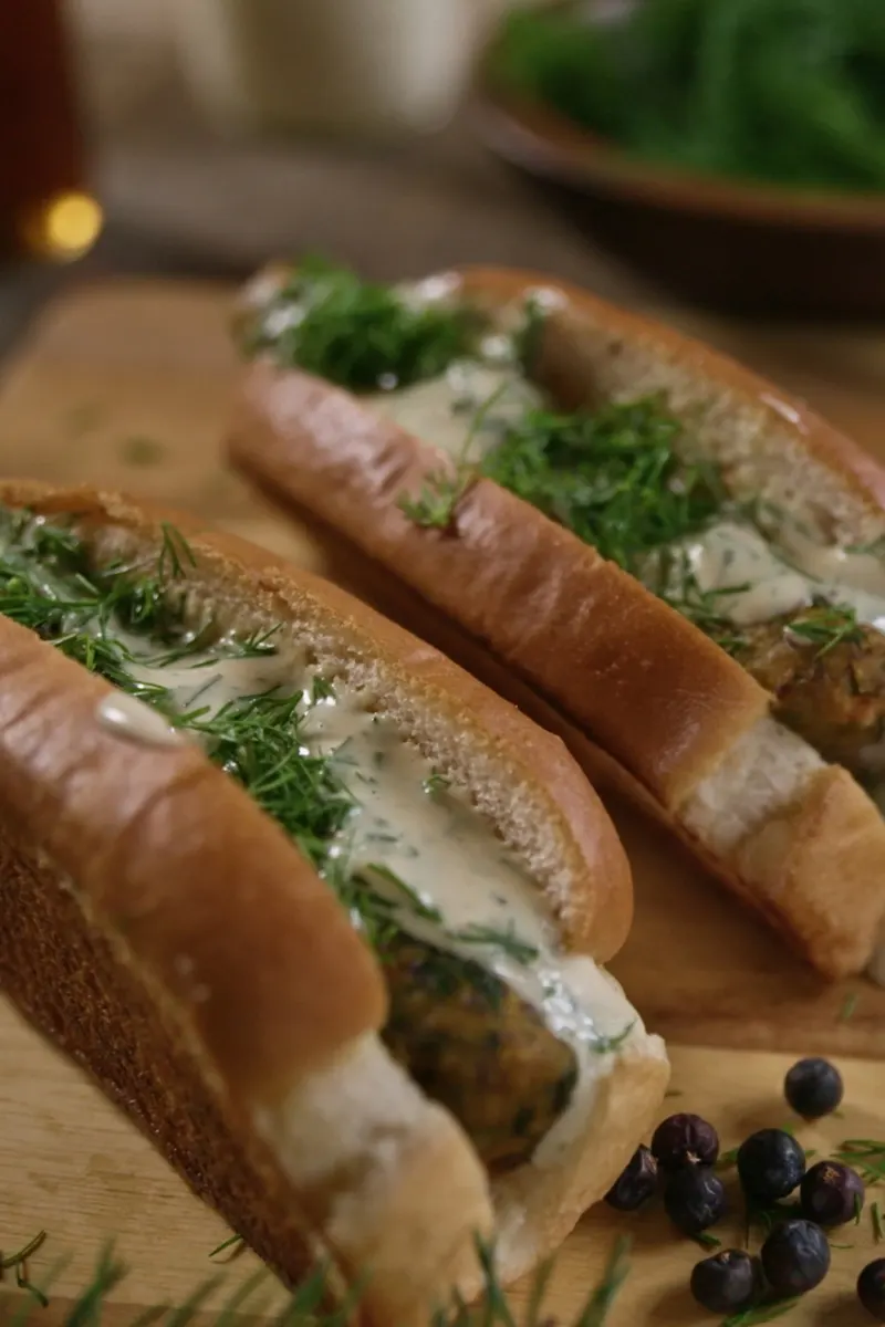 Sauce moutarde et genévrier