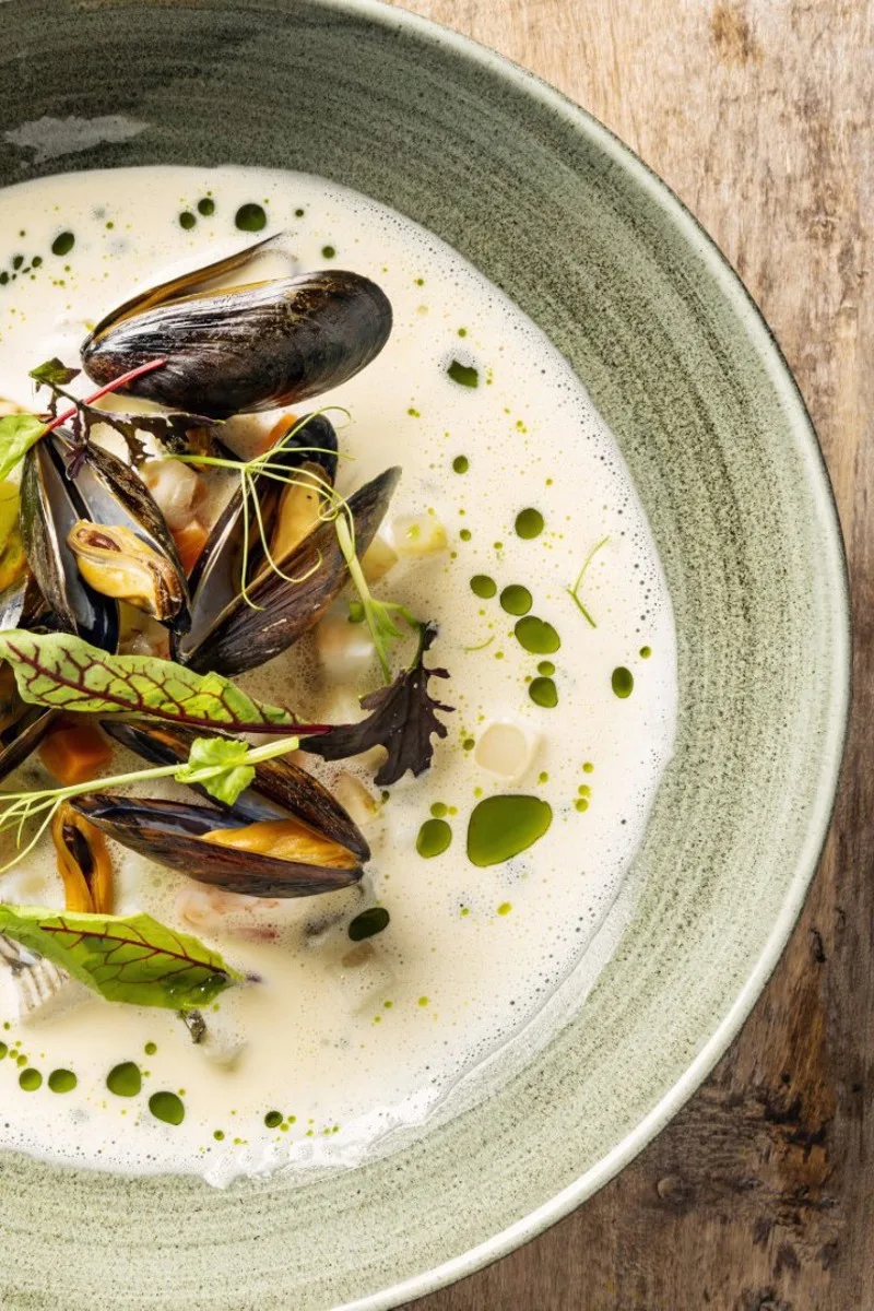Soupe de poisson à la crème