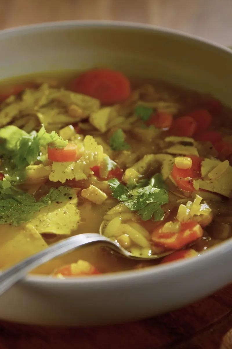 Soupe tofu et nouilles