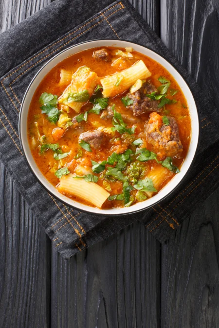 Soupe caribéenne au poulet - Recette