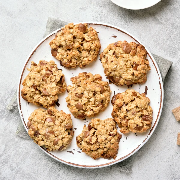 Biscuits moelleux aux brisures de chocolat