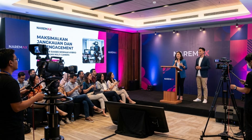 Maksimalkan Jangkauan dan Engagement: Tips Sukses Mengadakan Webinar Hybrid dengan Multi Camera