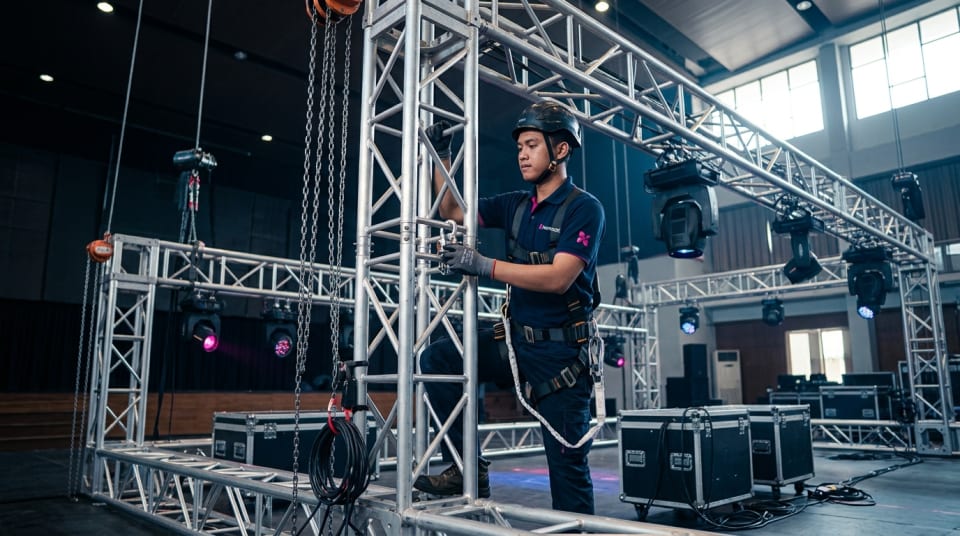 Keamanan Rigging Panggung: Panduan Lengkap Standar & Sertifikasi untuk Event Anda