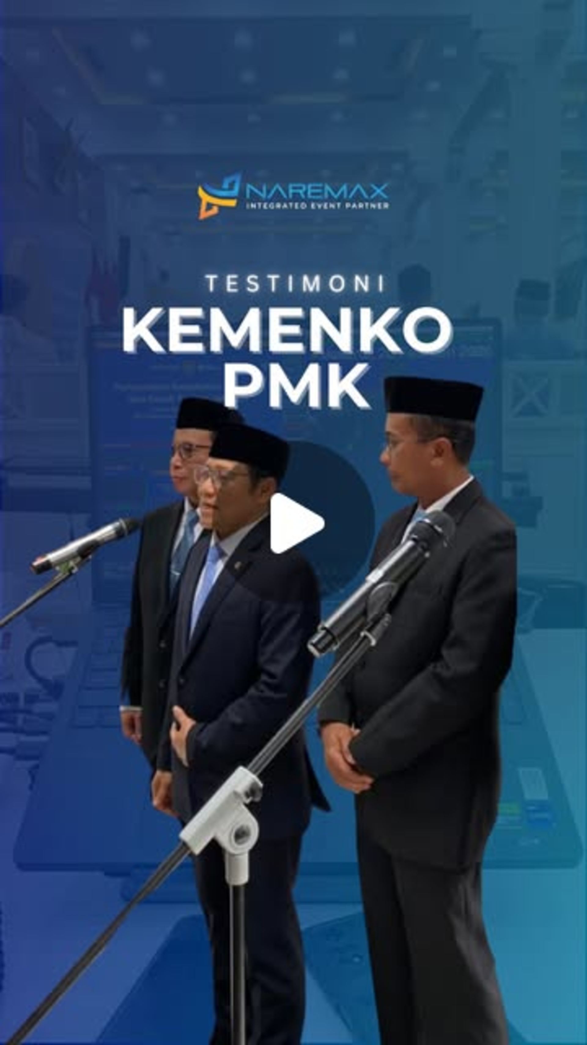 Walaupun request live streaming mendadak dari instansi pemerintah, kita tetap berjalan lancar.