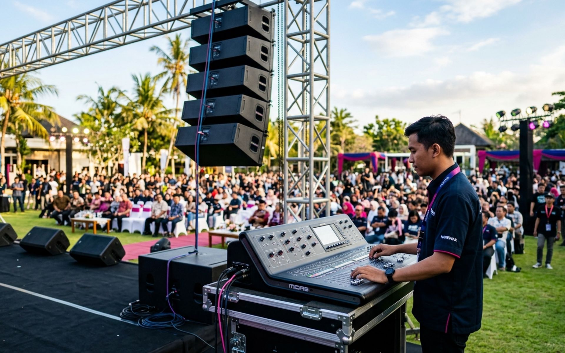 Panduan Lengkap: Memilih Sound System Sempurna untuk Acara Outdoor 500+ Orang