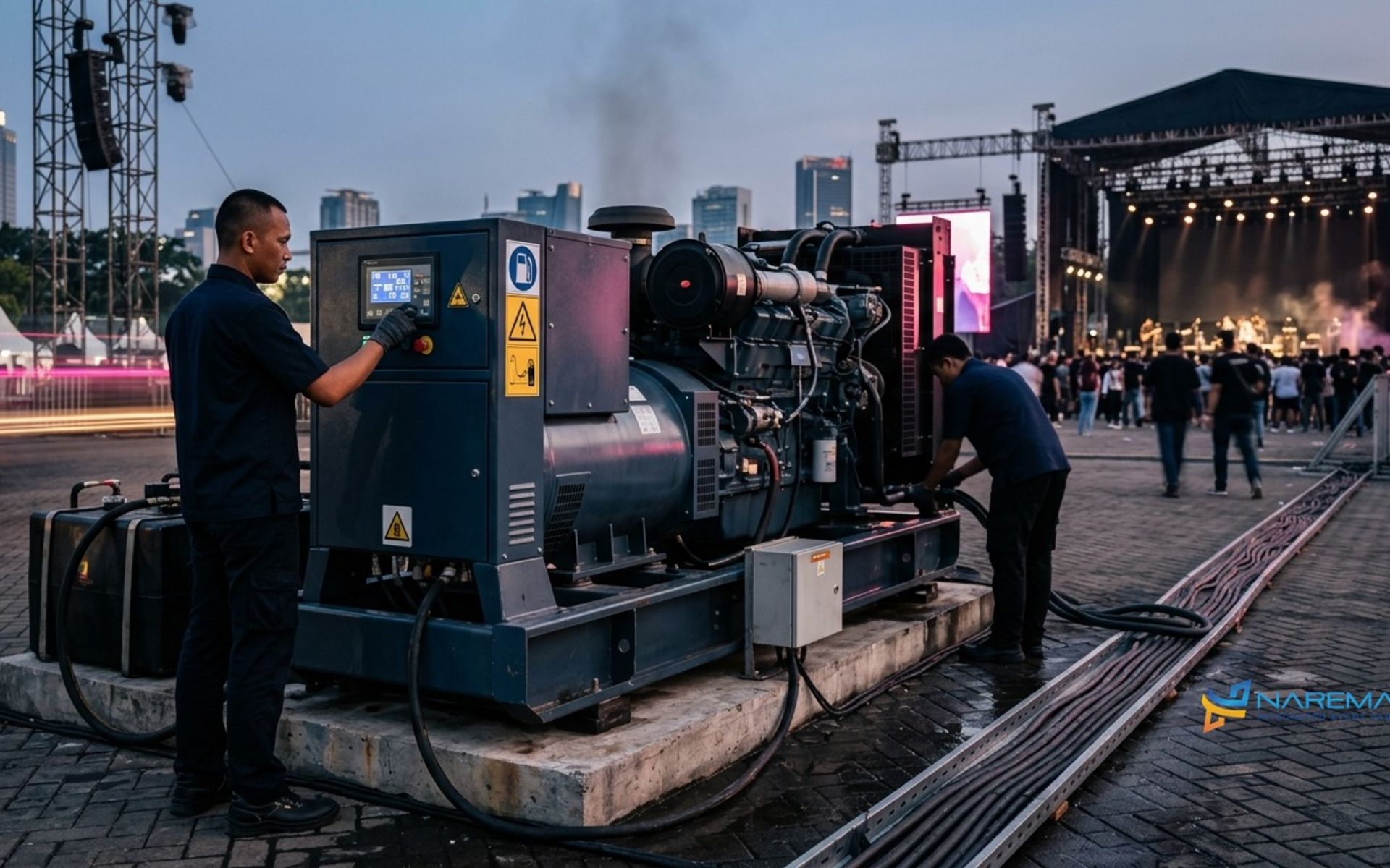 Sewa Genset Event Jakarta: Panduan Lengkap KVA, BBM, & Lead Time