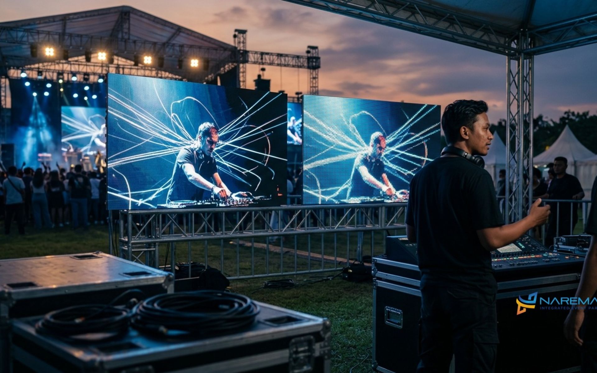 LED Outdoor P5 vs P10: Panduan Memilih Pixel Pitch untuk Konser & Festival