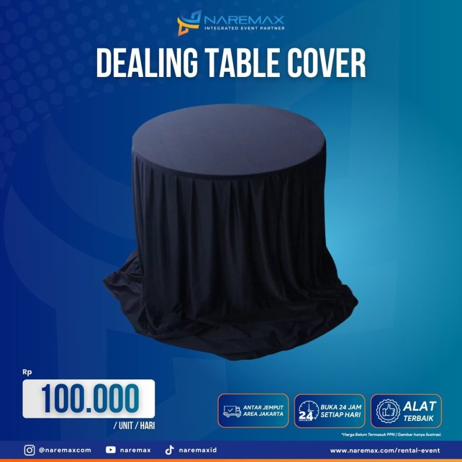 Dealing Table Cover — sewa di NAREMAX Sewa Dealing Table Cover (Furniture) untuk event di Jakarta — NAREMAX