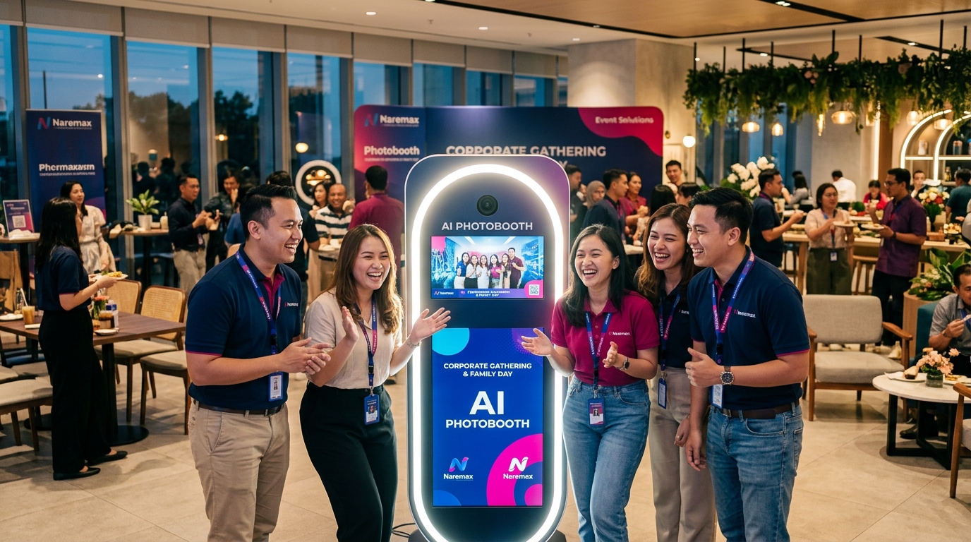 Tingkatkan Employee Engagement: Manfaatkan AI Photobooth untuk Corporate Gathering & Family Day