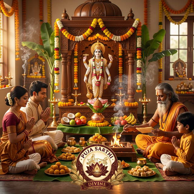 Satyanarayan Katha (श्री सत्यनारायण पूजा) view 1