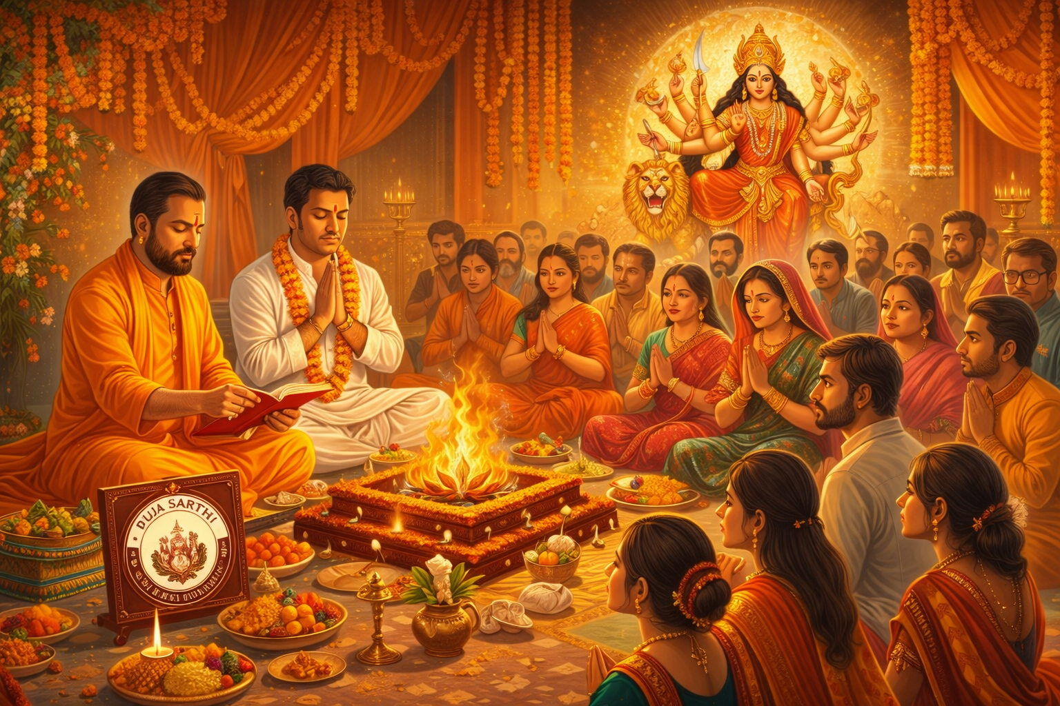 श्री दुर्गा सप्तशती पाठ view 1