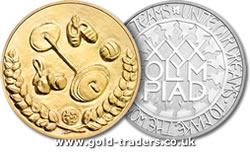 UK 1 kilo gold and silver coins