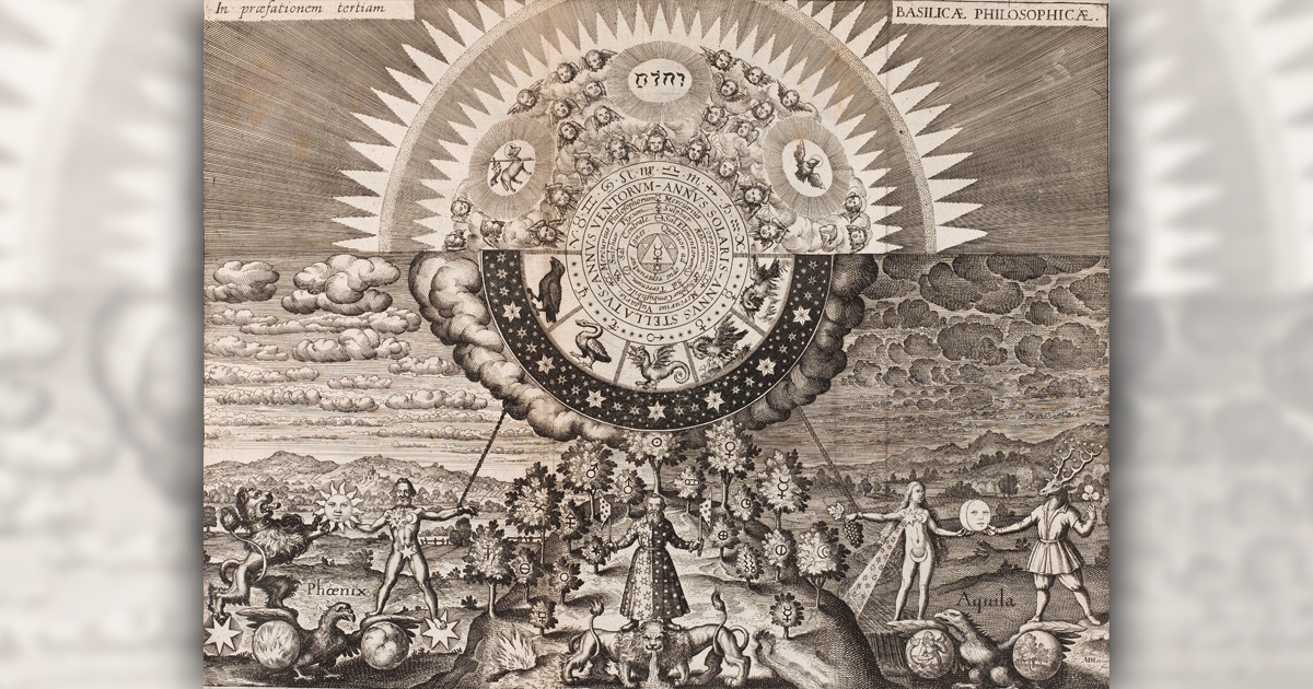 Mylius, Johann Daniel. Tractatus III Seu Basilica Philosophica. 1618.