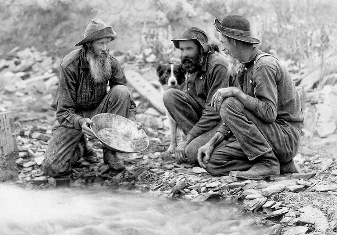 Nineteenth century gold miners