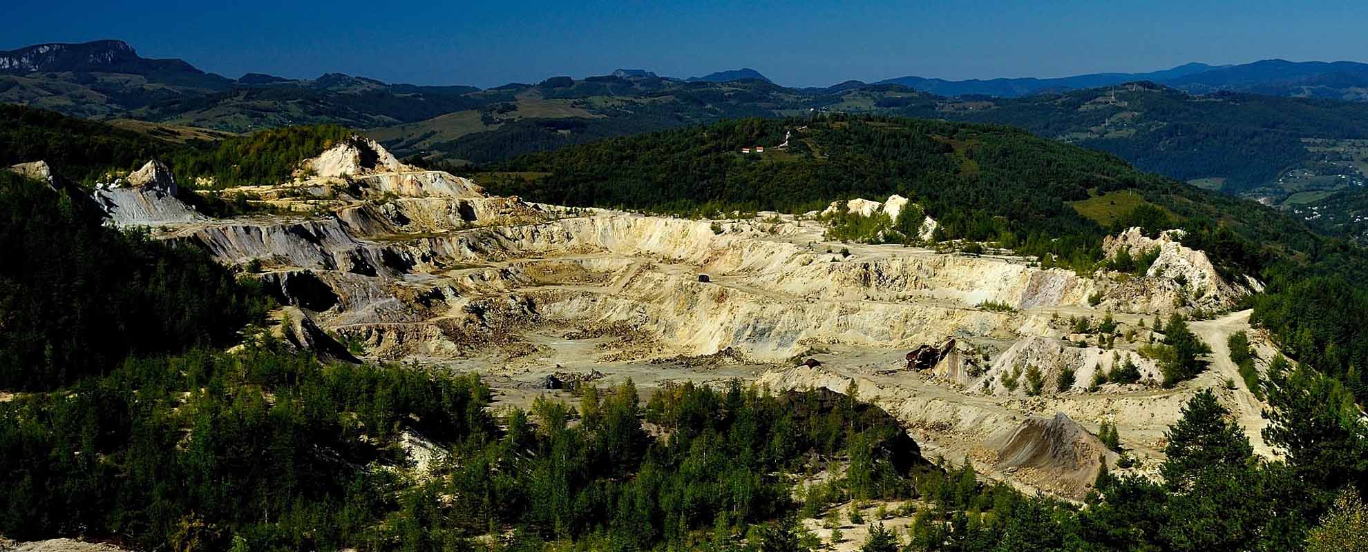 Cetate open-pit gold mine