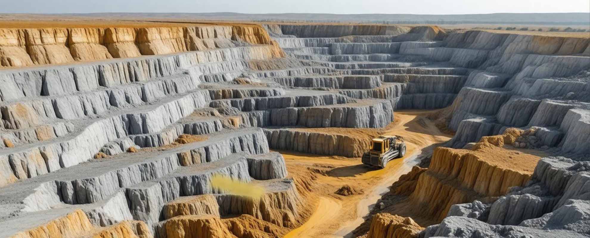Open pit mining
