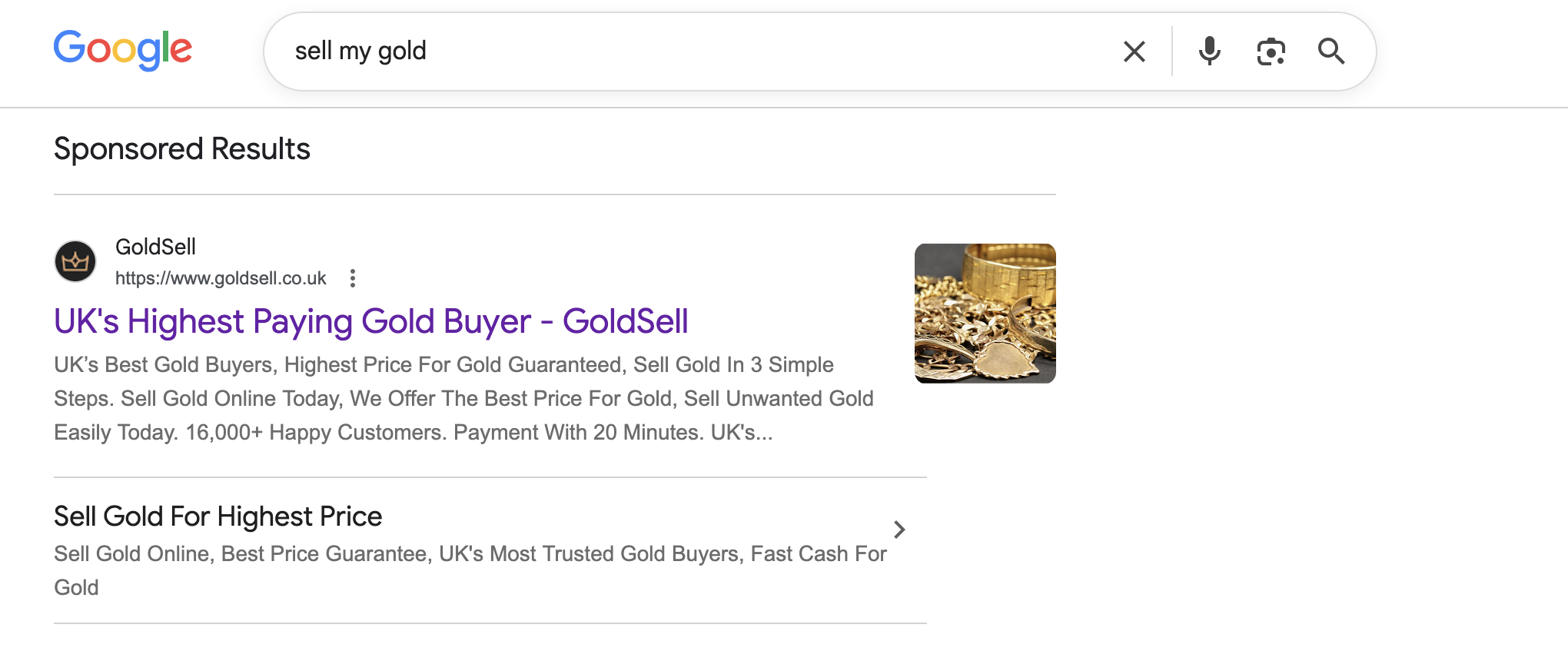 Google search results for 