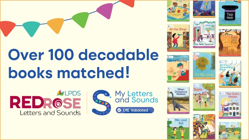 Newly-matched readers for Red Rose Letters and Sounds schools Thumbnail Image