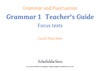 Grammar 1 Focus texts