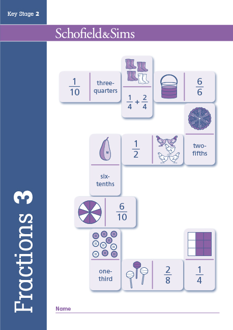 Fractions, Decimals and Percentages Book 3 (Year 3) Image