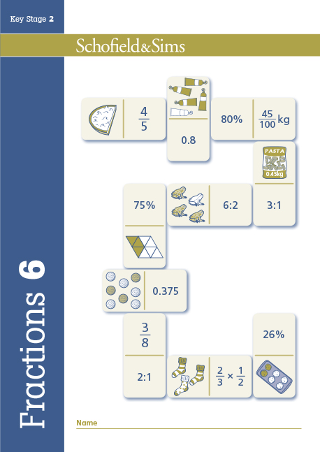 Fractions, Decimals and Percentages Book 6 (Year 6) Image