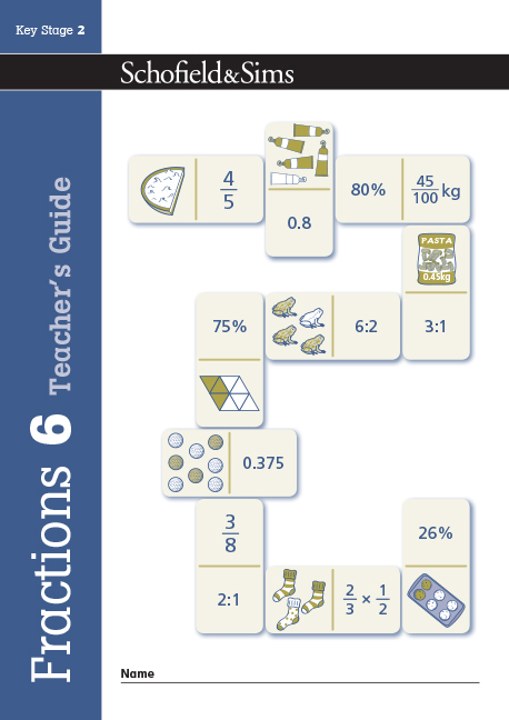 Fractions, Decimals and Percentages Book 6 Teacher's Guide Image