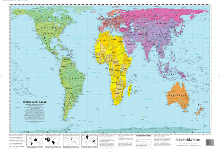 Peters World Map Image