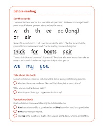 At My Nan and Pop's: My Letters and Sounds Phase Three Phonics Reader Notes & Guidance Image