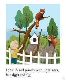 At the Zoo: My Letters and Sounds Phase Three Phonics Reader Inner Page Image