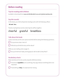 Furry Heroes: My Letters and Sounds Phase Five Phonics Reader Notes & Guidance Image