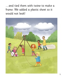 Games in the Rain: My Letters and Sounds Phase Five Phonics Reader Inner Page Image
