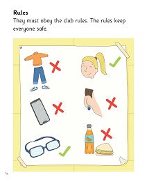 Gymnastics Club: My Letters and Sounds Phase Five Phonics Reader Inner Page Image