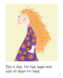 Hair: My Letters and Sounds Phase Three Phonics Reader Inner Page Image