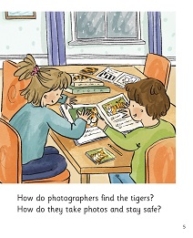 How to Take a Photo of a Tiger: My Letters and Sounds Phase Five Phonics Reader Inner Page Image