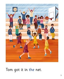 In the Net: My Letters and Sounds Phase Two Phonics Reader Inner Page Image