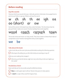 Look Down: My Letters and Sounds Phase Three Phonics Reader Notes & Guidance Image