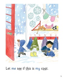 My Coat: My Letters and Sounds Phase Three Phonics Reader Inner Page Image