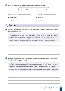 Primary Practice English Year 6 Question Book, Ages 10-11 Inner Page Image