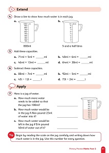 Primary Practice Maths Year 2 Question Book, Ages 6-7 Inner Page Image