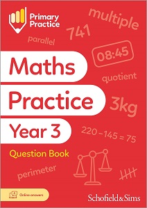 Primary Practice Maths Year 3 Question Book, Ages 7-8 Cover Image