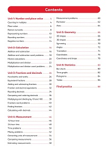 Primary Practice Maths Year 4 Question Book, Ages 8-9 Contents Image