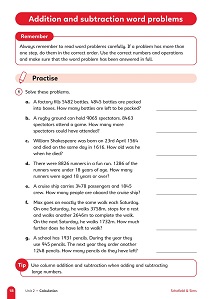 Primary Practice Maths Year 4 Question Book, Ages 8-9 Inner Page Image