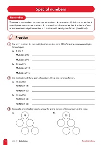 Primary Practice Maths Year 6 Question Book, Ages 10-11 Inner Page Image