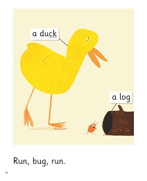 Run, Bug, Run: My Letters and Sounds Phase Two Phonics Reader Inner Page Image