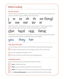 Sal the Sow: My Letters and Sounds Phase Three Phonics Reader Notes & Guidance Image